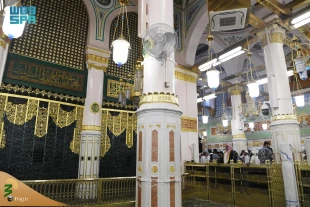 هشت ستون مسجدالنبی (ص) که روایتگر تاریخ اسلام هستند 5
