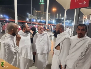 بازدید میدانی مسئول دفتر بعثه از مسجدالحرام؛ بررسی وضعیت ازدحام و خدمات‌رسانی به زائران ایرانی 7