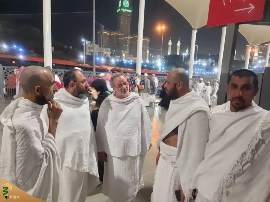 بازدید میدانی مسئول دفتر بعثه از مسجدالحرام؛ بررسی وضعیت ازدحام و خدمات‌رسانی به زائران ایرانی 7