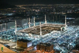 قرائت قرآن در شب ختم قرآن کریم در مسجدالنبی(ص) 4