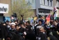 Supreme Leader's representative in Hajj and Pilgrimage affairs at the International Quds Day procession in Qom 8
