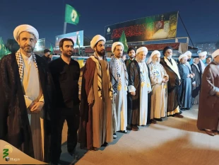 راهپیمایی روز قدس با حضور اعضاء بعثه مقام معظم رهبری در کربلای معلی برگزار شد 2