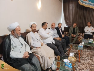 دیدار اعضاء ستاد حج و زیارت با نماینده بعثه مقام معظم رهبری عراق به مناسبت عید سعید فطر 2