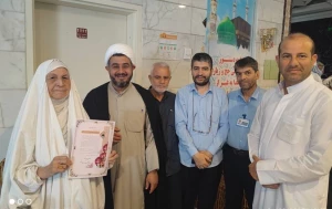 خاطره‌سازی از روز تولد زائران در سرزمین وحی + عکس