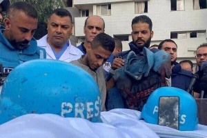 شهادت یک روزنامه‌نگار فلسطینی به همراه خانواده‌اش در حمله هوایی اسرائیل در خان یونس