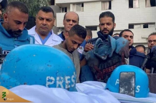 شهادت یک روزنامه‌نگار فلسطینی به همراه خانواده‌اش در حمله هوایی اسرائیل در خان یونس