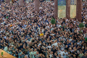 اقامه نماز عید فطر در کربلی معلی 11