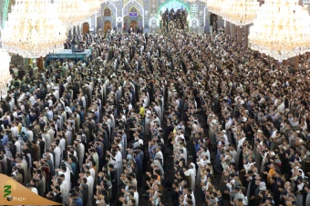 اقامه نماز عید فطر در کربلی معلی 14