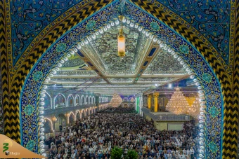 اقامه نماز عید فطر در کربلی معلی 8
