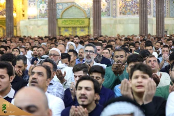 اقامه نماز عید فطر در کربلی معلی 22