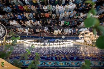 اقامه نماز عید فطر در کربلی معلی 17