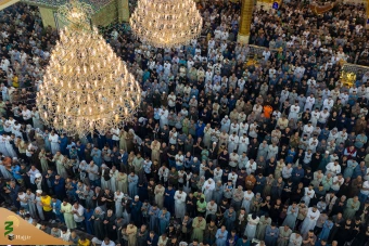 اقامه نماز عید فطر در کربلی معلی 9