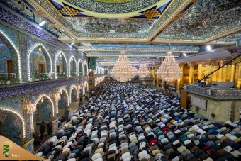 اقامه نماز عید فطر در کربلی معلی 21