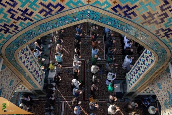 اقامه نماز عید فطر در حرم مطهر رضوی 8