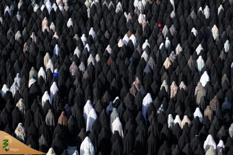 اقامه نماز عید فطر در حرم مطهر رضوی 7