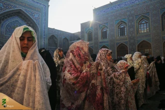 اقامه نماز عید فطر در حرم مطهر رضوی 25