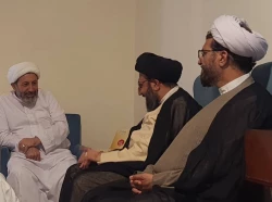 دیدار مسئول بعثه رهبری با رئیس سازمان فرهنگ و ارتباطات اسلامی؛ بررسی فعالیت‌های فرهنگی در مکه  2