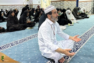حال و هوای امام رضایی شب جمعه مکه مکرمه + فیلم 5