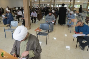 آزمون سراسری جذب روحانی کاروان های عمره مفرده در مازندران برگزار شد 2