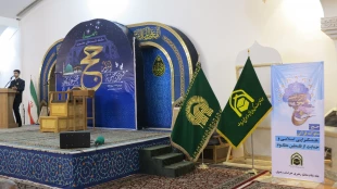 برگزاری آخرین شب همایش اسرار حج در حرم مطهر رضوی با حضور حجت الاسلام والمسلمین سیدعبدالفتاح نواب نماینده محترم ولی فقیه در امور حج و زیارت  8