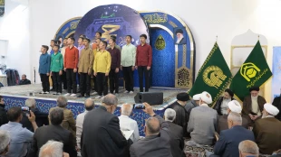 برگزاری آخرین شب همایش اسرار حج در حرم مطهر رضوی با حضور حجت الاسلام والمسلمین سیدعبدالفتاح نواب نماینده محترم ولی فقیه در امور حج و زیارت  10