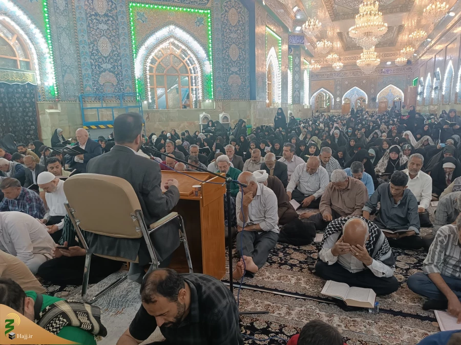 خیمه گاه امام حسین(ع)، محل  زمزمه عاشقانه دعای کمیل توسط عاشفان امام حسین(ع) 5