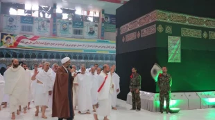 ممثل الولی الفقیه فی شوون الحج و الزیارة؛ حجاجنا هم سفراء لشهدائنا الأبرار. 8
