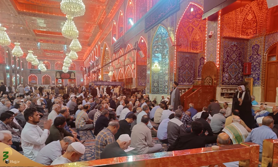 ایرانی ها در سالروز شهادت امام جعفر صادق (ع) در کربلای معلی عزاداری کردند 2