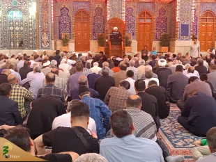 ایرانی ها در سالروز شهادت امام جعفر صادق (ع) در کربلای معلی عزاداری کردند 2