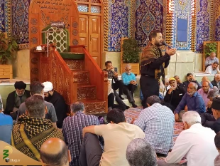 ایرانی ها در سالروز شهادت امام جعفر صادق (ع) در کربلای معلی عزاداری کردند 2