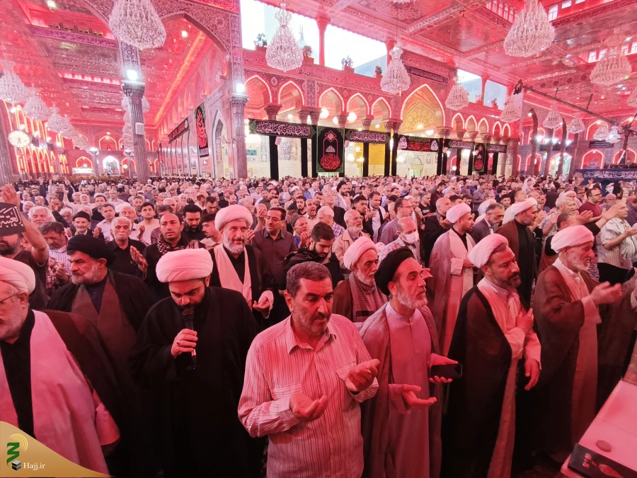 ایرانی ها در سالروز شهادت امام جعفر صادق (ع) در کربلای معلی عزاداری کردند 2