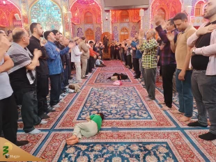 ایرانی ها در سالروز شهادت امام جعفر صادق (ع) در کربلای معلی عزاداری کردند 2