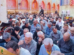 مراسم دعای پرفیض کمیل به همت دفتر نمایندگی بعثه مقام معظم رهبری در محل خیمه گاه حسینی برگزار شد. 8