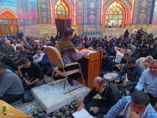 مراسم دعای پرفیض کمیل به همت دفتر نمایندگی بعثه مقام معظم رهبری در محل خیمه گاه حسینی برگزار شد. 5