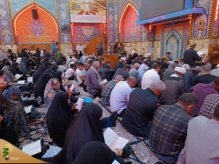 مراسم دعای پرفیض کمیل به همت دفتر نمایندگی بعثه مقام معظم رهبری در محل خیمه گاه حسینی برگزار شد. 9