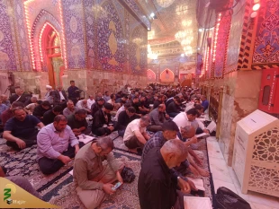 برگزاری دعای پرفیض ندبه در خیمه گاه حسینی  کربلای معلی 3