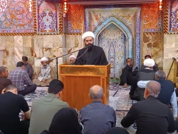 برگزاری دعای پرفیض ندبه در خیمه گاه حسینی  کربلای معلی 5