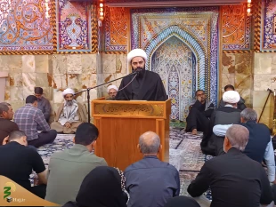 برگزاری دعای پرفیض ندبه در خیمه گاه حسینی  کربلای معلی 5