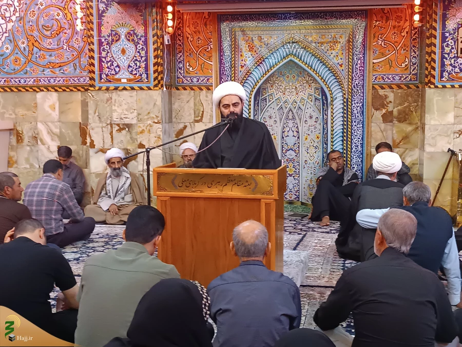 برگزاری دعای پرفیض ندبه در خیمه گاه حسینی  کربلای معلی 5