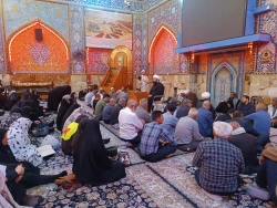 برگزاری دعای پرفیض ندبه در خیمه گاه حسینی  کربلای معلی 7