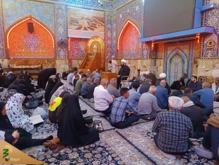 برگزاری دعای پرفیض ندبه در خیمه گاه حسینی  کربلای معلی 7