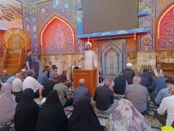 برگزاری دعای پرفیض ندبه در خیمه گاه حسینی  کربلای معلی 8