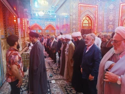 برگزاری دعای پرفیض ندبه در خیمه گاه حسینی  کربلای معلی 9