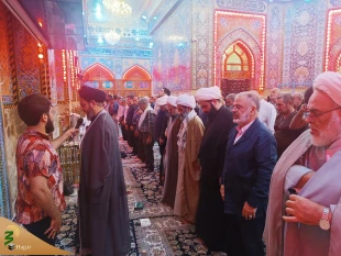 برگزاری دعای پرفیض ندبه در خیمه گاه حسینی  کربلای معلی 9