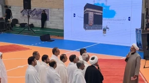همایش زائران حج تمتع کاشان برگزار شد