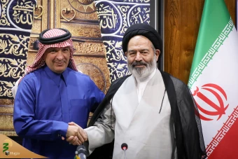 دیدار سفیر عربستان در ایران با نماینده ولی فقیه در امور حج و زیارت 9