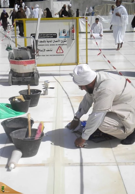  رازِ سردی و خنکی سنگ‌فرش مسجدالحرام و مسجدالنبی  2