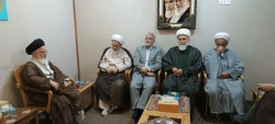دیدار مسئول بعثه در نجف اشرف با نماینده ولی فقیه در عراق