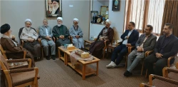 دیدار مسئول بعثه در نجف اشرف با نماینده ولی فقیه در عراق