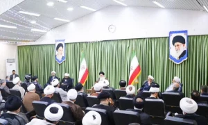 دیدار کارگزاران حج خراسان رضوی با آیت‌الله علم‌الهدی نماینده ولی فقیه در استان 